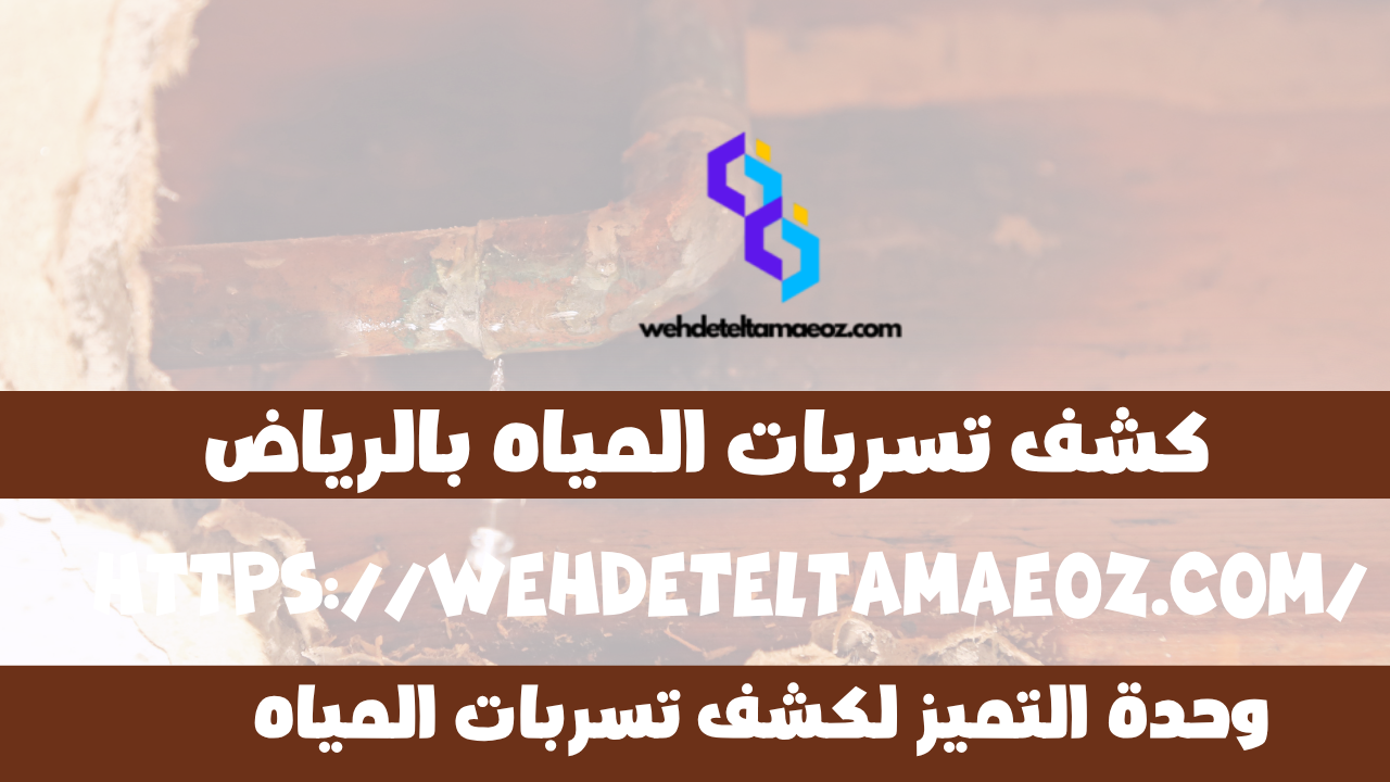 وحدة التميز لكشف تسربات المياه في الرياض